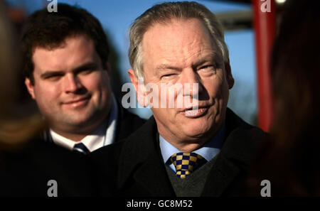 Konservative Partei Wahlkampf Stockfoto