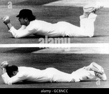 Cricket - England V Australien - Australien im britischen Inseln 1989 (1. Test) Veranstaltungsort Headingley, Leeds Stockfoto