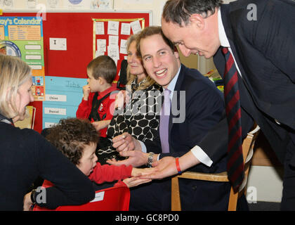 Prinz William besucht Lincolnshire Stockfoto