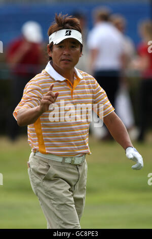 Golf - MasterCard Senior Open - Runde drei - Sunningdale Open. Japans Koe Ozaki Stockfoto