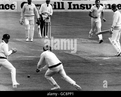 Cricket - England V Australien - Australien im britischen Inseln 1985 (4.-Test) - Tag 2 - Old Trafford, Manchester Stockfoto