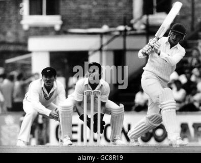 Cricket - England V Neuseeland - New Zealand in England 1986 (3. Test) - Tag 3 - das Oval Stockfoto