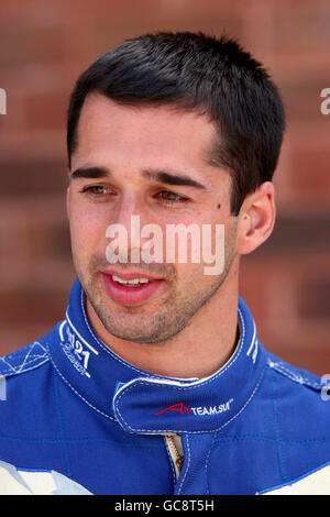 Auto - British A1 Grand Prix - Qualifikation - Brands Hatch. Neel Jani aus der Schweiz vor der Qualifikation für den britischen A1GP in Brands Hatch, Kent. Stockfoto