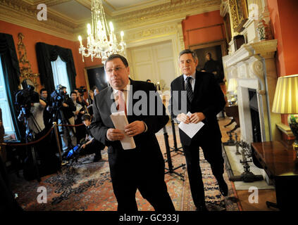 Taoiseach besucht Ministerpräsident Stockfoto