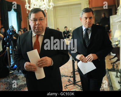 Taoiseach besucht Ministerpräsident Stockfoto