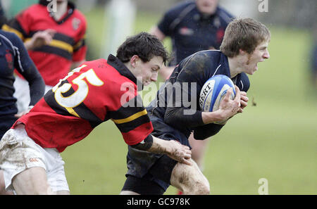 Rugby-Union - Brewin Dolphin schottischen Schulen Cup Halbfinale - U18 - Merchiston Castle V Stewarts Melville - Colinton Road Stockfoto