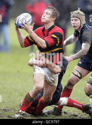 Rugby-Union - Brewin Dolphin schottischen Schulen Cup Halbfinale - U18 - Merchiston Castle V Stewarts Melville - Colinton Road Stockfoto