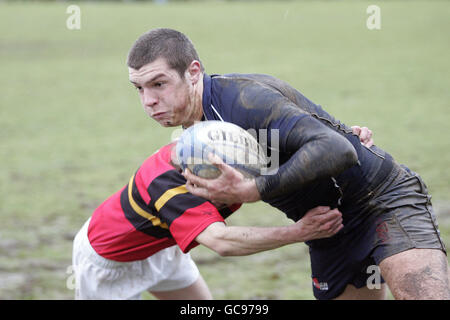 Rugby-Union - Brewin Dolphin schottischen Schulen Cup Halbfinale - U18 - Merchiston Castle V Stewarts Melville - Colinton Road Stockfoto