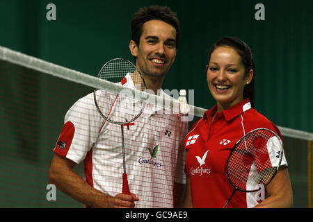 Badminton - Team England Photocall - nationale Badminton-Zentrum Stockfoto