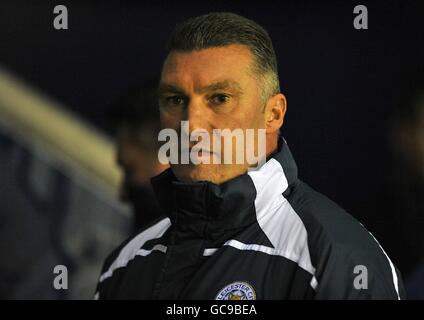 Fußball - Coca-Cola Football League Championship - Leicester City / Newcastle United - The Walkers Stadium. Nigel Pearson, Leicester City Manager Stockfoto