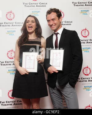 Critics' Circle Theatre Award - London Stockfoto