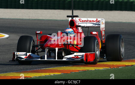 Auto - 2010 Formel 1 Wintertest - Tag 3 - Circuit De La Comunitat Valenciana Ricardo Tormo Stockfoto