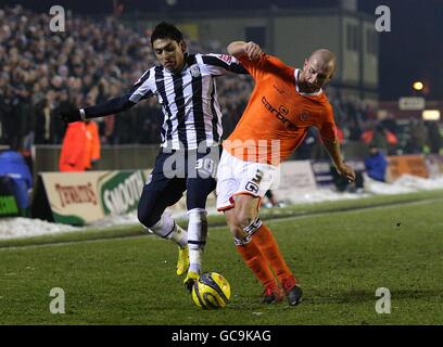 Fußball - Coca-Cola Football League Championship - Blackpool V West Bromwich Albion - Bloomfield Road Stockfoto