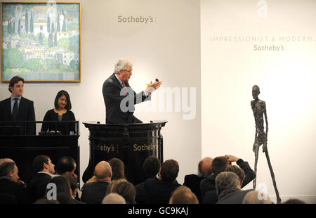 Sotheby's Impressionismus und moderne Kunst Verkauf Stockfoto