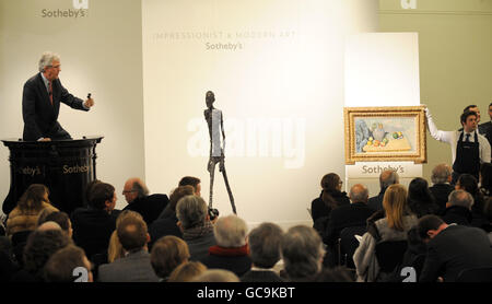 Sotheby's Impressionismus und moderne Kunst Verkauf Stockfoto