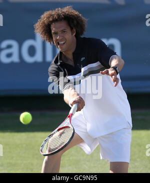 Tennis - Nottingham Masters 2009 - Tag 1 - Nottingham Tennis Center. Marokkanischer Tennisspieler Younes El Aynaoui am ersten Tag des Nottingham Masters 2009. Stockfoto
