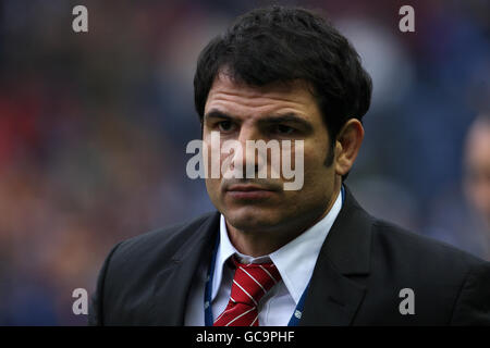 Rugby-Union - RBS 6 Nations Championship 2010 - Schottland V Frankreich - Murrayfield Stockfoto