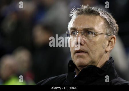 Fußball - Coca-Cola Championship - West Bromwich gegen Scunthorpe United - The Hawthorns. Scunthorpe United Manager Nigel Adkins Stockfoto