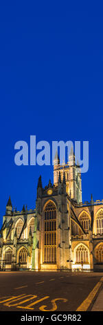 Bath Abbey Kathedrale in der Stadt Bad. Stockfoto