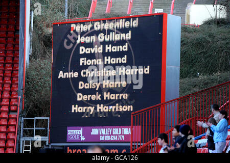 Fußball - Coca-Cola Football League One - Charlton Athletic V Tranmere Rovers - The Valley Stockfoto