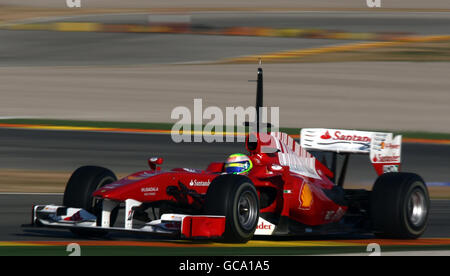 Auto - 2010 Formel 1 Wintertest - Tag 2 - Circuit De La Comunitat Valenciana Ricardo Tormo Stockfoto