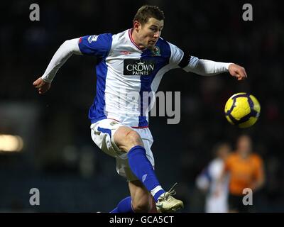Fußball - Barclays Premier League - Blackburn Rovers gegen Hull City - Ewood Park. Brett Emerton, Blackburn Rovers Stockfoto