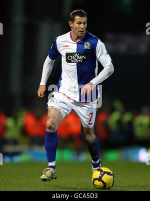 Fußball - Barclays Premier League - Blackburn Rovers gegen Hull City - Ewood Park. Brett Emerton, Blackburn Rovers Stockfoto