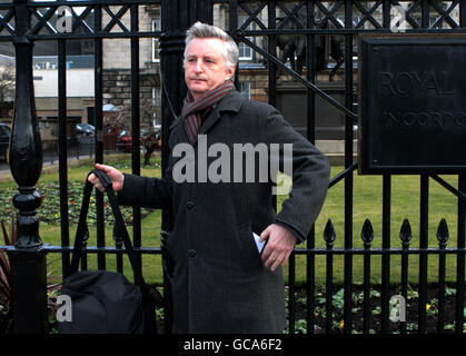 Billy Bragg Protest in Edinburgh Stockfoto