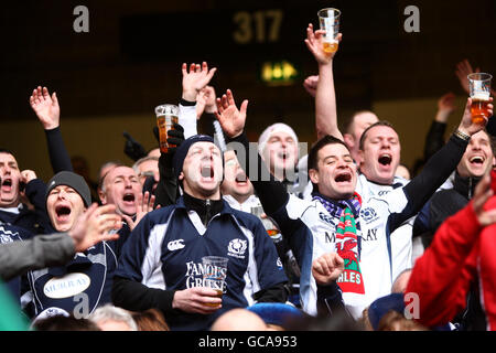 Rugby-Union - RBS 6 Nations Championship 2010 - Wales V Schottland - Millennium Stadium Stockfoto