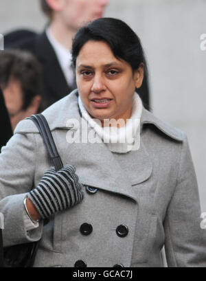 Lakhvir Kaur Singh Gerichtsverfahren Stockfoto