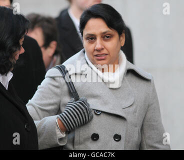 Lakhvir Kaur Singh Gerichtsverfahren Stockfoto