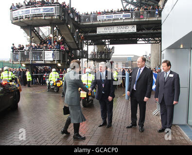 Rugby Union - RBS 6 Nations Championship 2010 - Schottland gegen Frankreich - Murrayfield. Ihre Königliche Hoheit Prinzessin Royal kommt in Murrayfield an Stockfoto