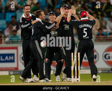 -Internationale Freundschaftsspiele Twenty20 - Cricket England V Pakistan - Dubai Sports City Stadium Stockfoto