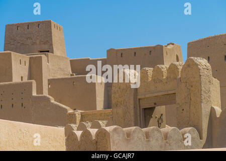 Das alte umgebaut Fort von Bahla, UNESCo Weltkulturerbe, Sultanat von Oman Stockfoto