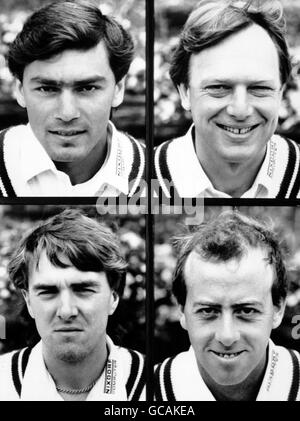 Cricket - Middlesex County Cricket Club - Portraits - 1989 Stockfoto