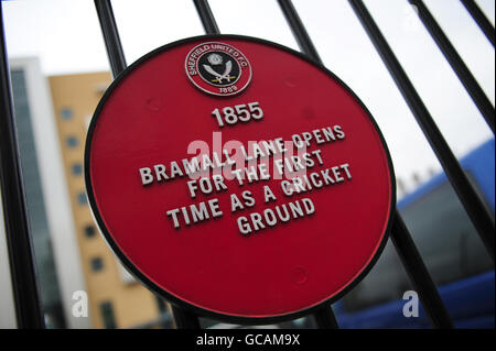 Fußball - Coca-Cola Football League Championship - Sheffield United gegen Bristol City - Bramall Lane Stockfoto