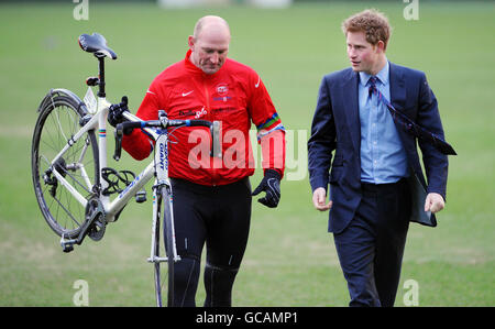 Prinz trifft Liebe Radfahrer in Twickenham Stockfoto