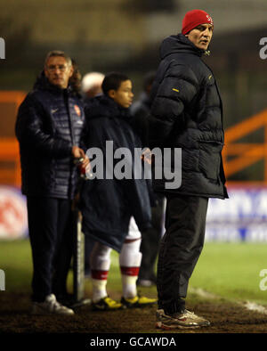 Fußballstadion - FA Youth Cup - 4. Runde - Arsenal V Ipswich Town - Underhill Stockfoto