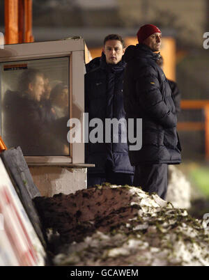 Fußballstadion - FA Youth Cup - 4. Runde - Arsenal V Ipswich Town - Underhill Stockfoto