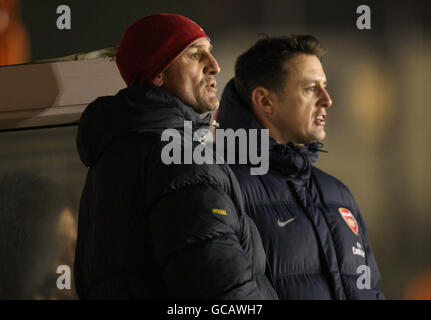 Fußballstadion - FA Youth Cup - 4. Runde - Arsenal V Ipswich Town - Underhill Stockfoto