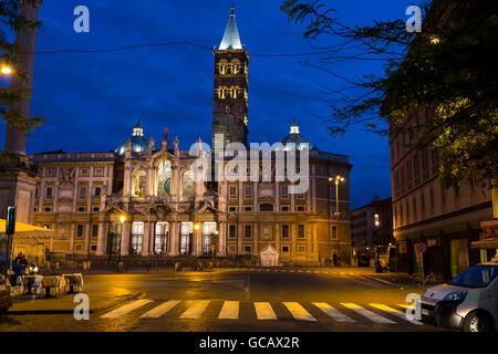 Basilika Santa Maria Maggiore. Rom, Italien Stockfoto