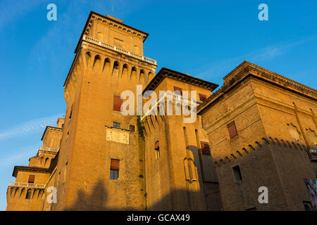 Schloss Estense. Ferrara, Italien Stockfoto