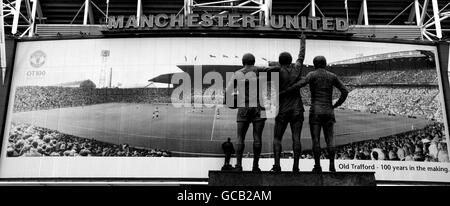 Fußball - Old Trafford Stockfoto