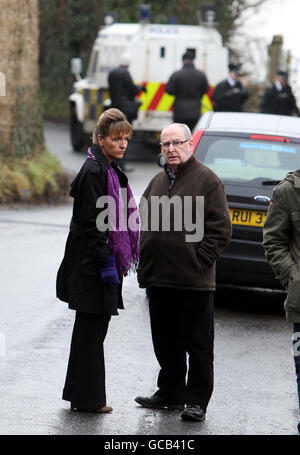 Mann erschossen in Ulster Stockfoto