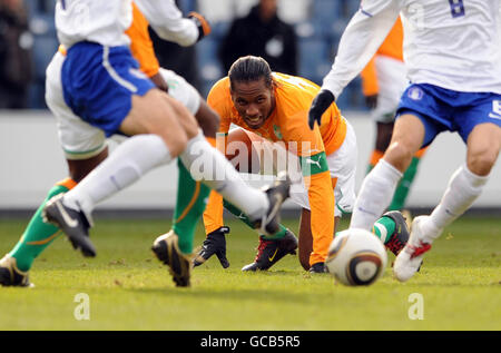 Didier Drogba von der Elfenbeinküste während der International Friendly in der Loftus Road, London. Stockfoto