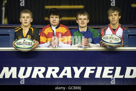 Rugby-Union - SRU National Youth Cup Photocall - Murrayfield Stockfoto