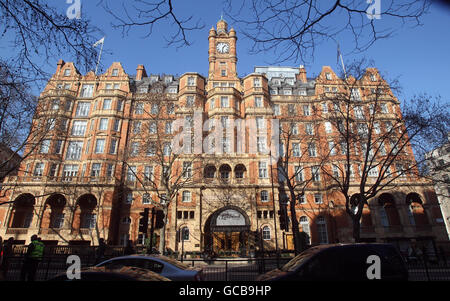 Eine Gesamtansicht des Landmark Hotels in Marylebone, im Zentrum von London. Detektive befassen einen Mann, der behauptete, heute Teil der saudischen Königsfamilie zu sein, nachdem ein Assistent erwürgt in seinem Hotelzimmer gefunden wurde. Stockfoto