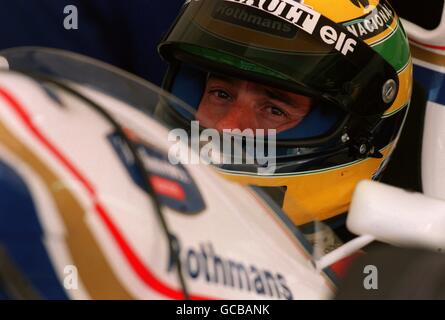 Formel-1-Autorennen - Testing - Estoril, Portugal. Ayrton Senna, Williams Renault Stockfoto