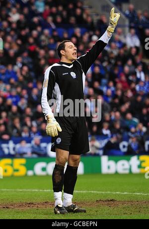 Fußball - Coca-Cola Football League Championship - Leicester City / Nottingham Forest - The Walkers Stadium. Chris Weale, Torwart von Leicester City Stockfoto