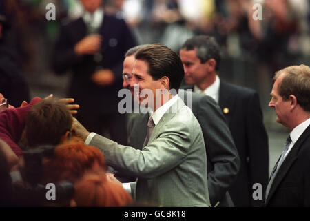 Royalty - Hochzeit von Prinz Pavlos und Marie-Chantal Miller - St. Sophien-Kathedrale, London Stockfoto